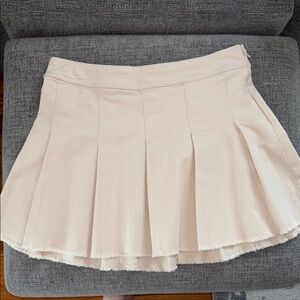 SO Cream Skater Skirt